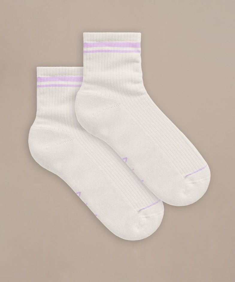 Bam2878 Quarter Crew Socks Lavender Blush Bam Clothing 2
