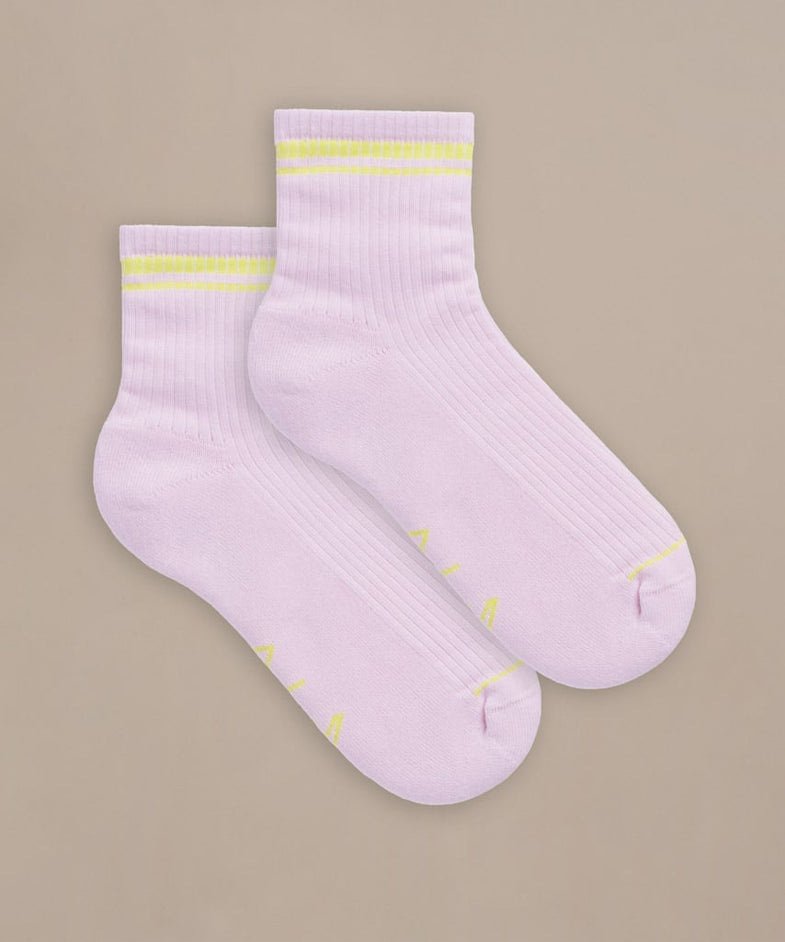 Bam2878 Quarter Crew Socks Lavender Blush Bam Clothing 3