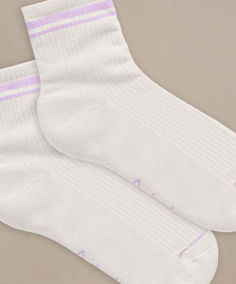 Bam2878 Quarter Crew Socks Lavender Blush Bam Clothing 4