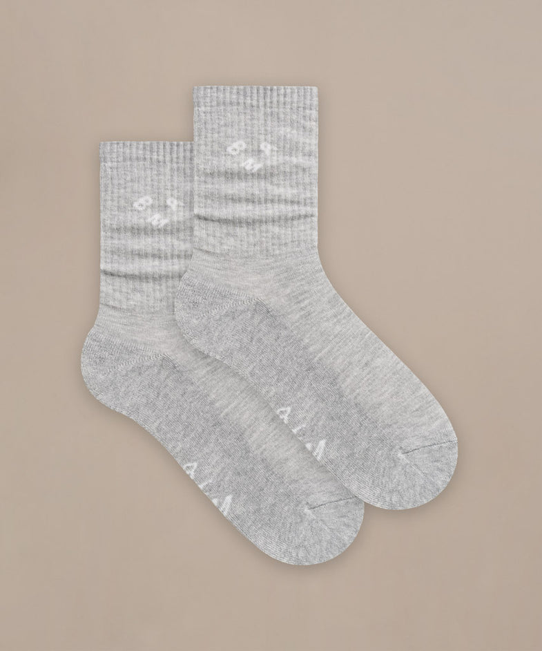 Bam2879 Active Crew Socks Grey 3 Pack Clothing 2