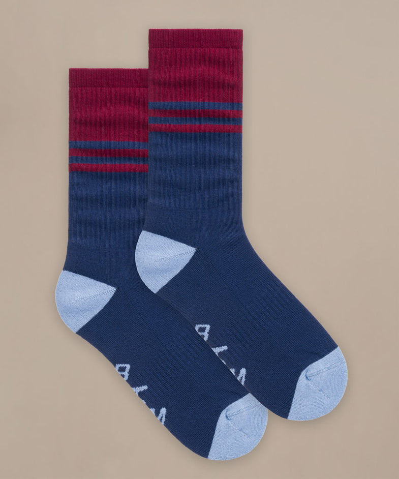 Bam2888 Super Luxe Socks Navy Red Mix Bam Clothing 1