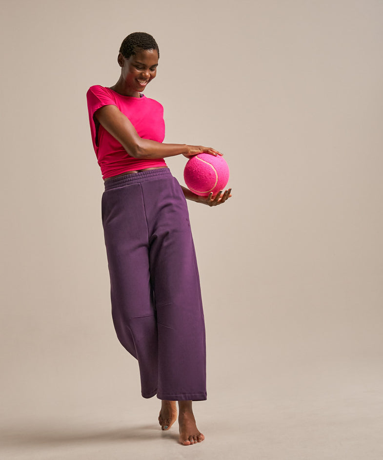 Bam2890 Horseshoe Sweatpants Damson Clothing 6