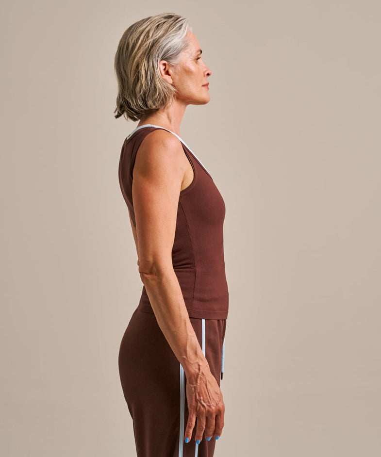 Bam2907 Square Neck Tank Top Conker Clothing 2