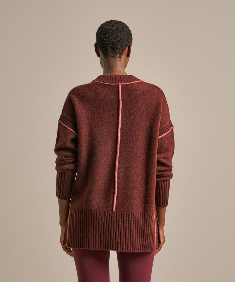 Bam2915 Knitted Cardigan Bitter Chocolate Clothing 3