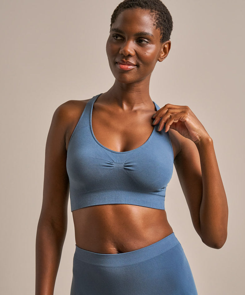 Bam2922 Racerback Bralette Agate Blue Clothing 2