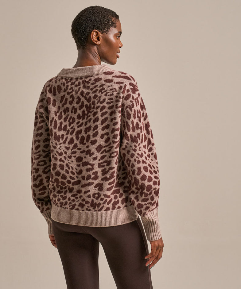 Bam2937 Knitted Jumper Animal Jacquard Clothing 4