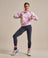 Bam2956 High Neck Sweatshirt Lavender Blush Clothing 1