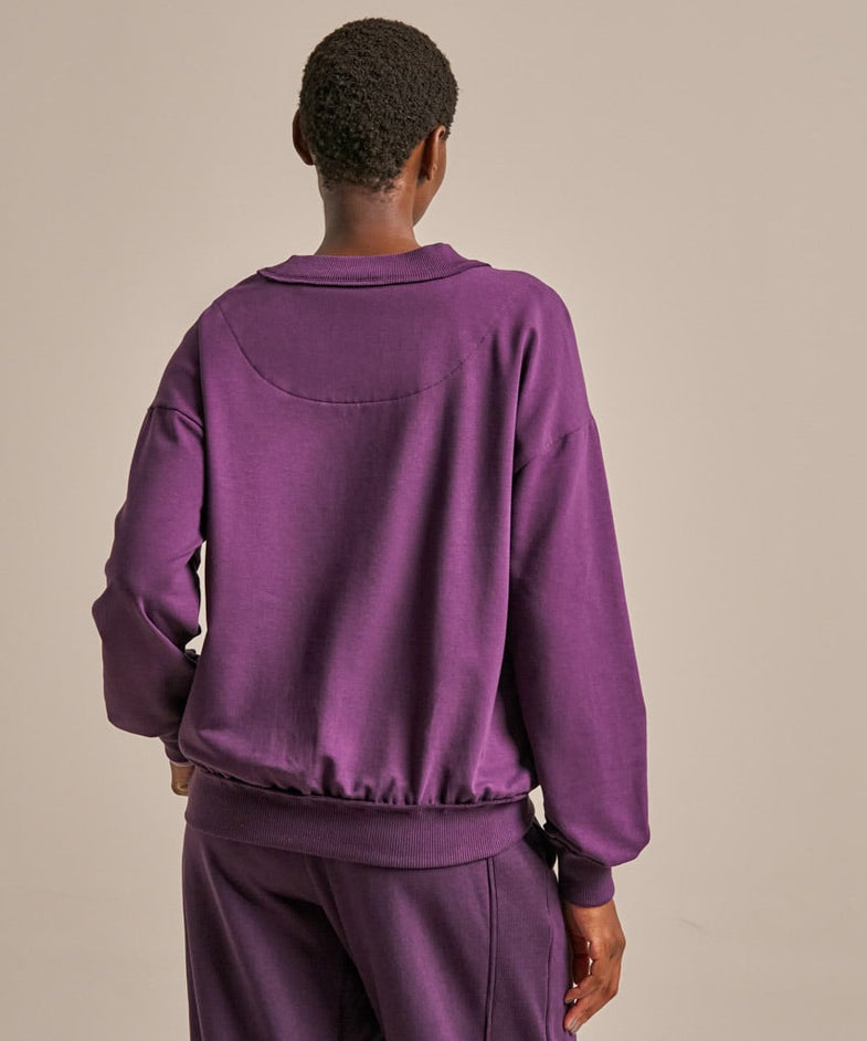 Bam2957 Studio Sweatshirt Damson Clothing 4