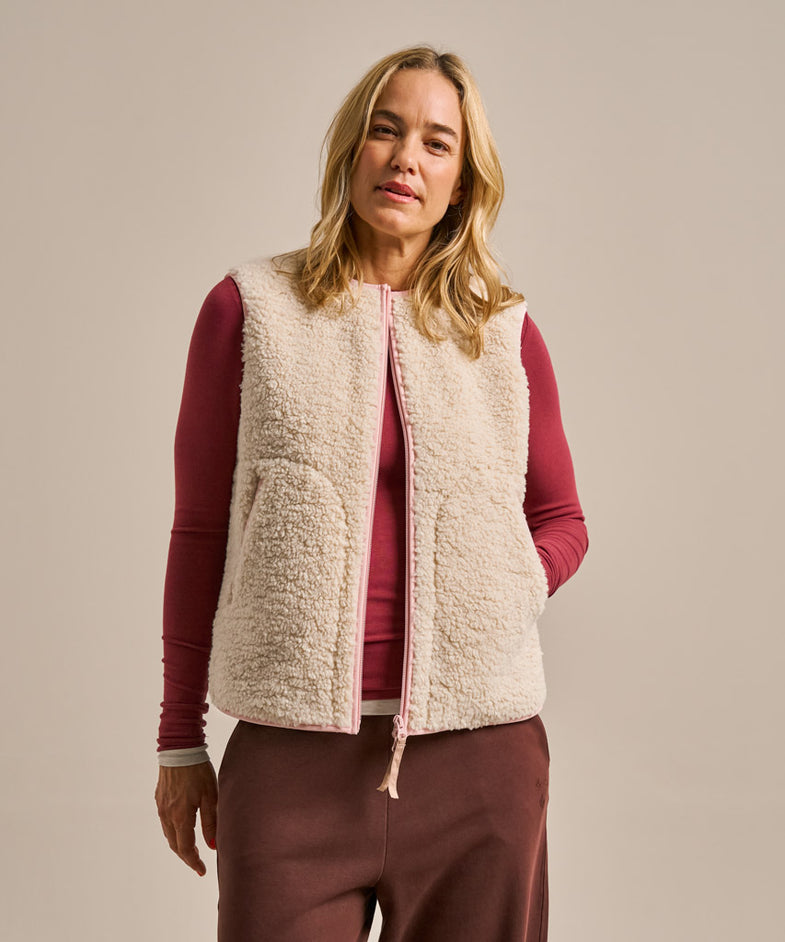 Bam2958 Fleece Gilet Oat Clothing 2