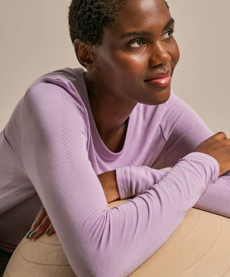Bam2962 Long Sleeve Lavender Blush Clothing 5