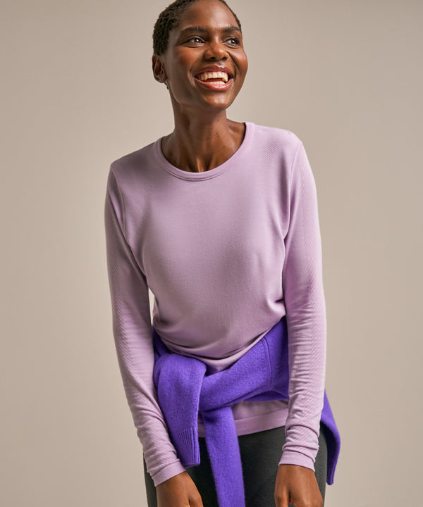 Bam2962 Long Sleeve Lavender Blush Clothing 6