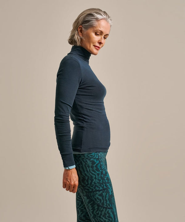 Bam2968 High Neck Top Mariner Navy Clothing 3