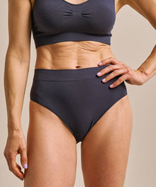 Smoothwear Seamless High Waist High Leg Brief Storm Navy