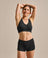 Bam2981 Seamless Midi Short Black Clothing 1