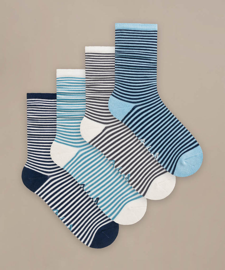 Bam632 Everyday Socks Blue Mix Clothing 1