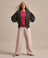 Bam846 Gathered Hem T Shirt Rose Garnet Clothing 1