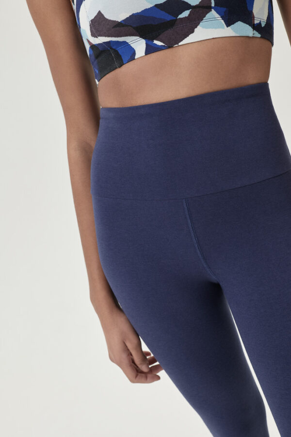 High Waist Enduro Bamboo Womens Leggings Purple 7/8 Length Supportive \u0026 Breathable for Improved Comfort