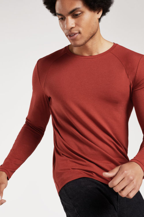 Men's Bamboo Long Sleeve Tops - Bamboo 