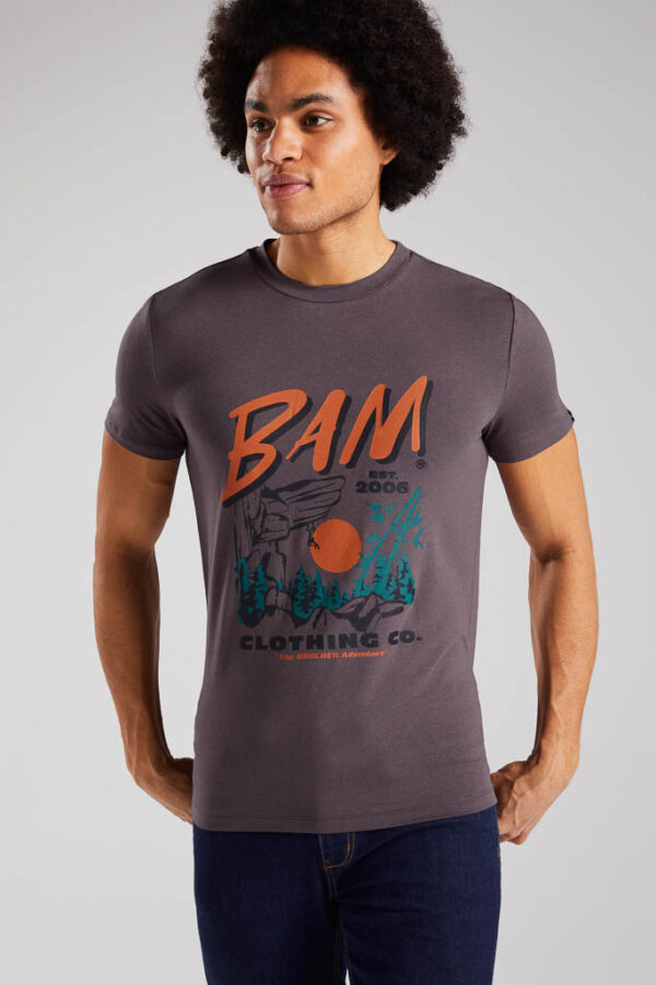 Adventure Print Bamboo Graphic T Shirt 