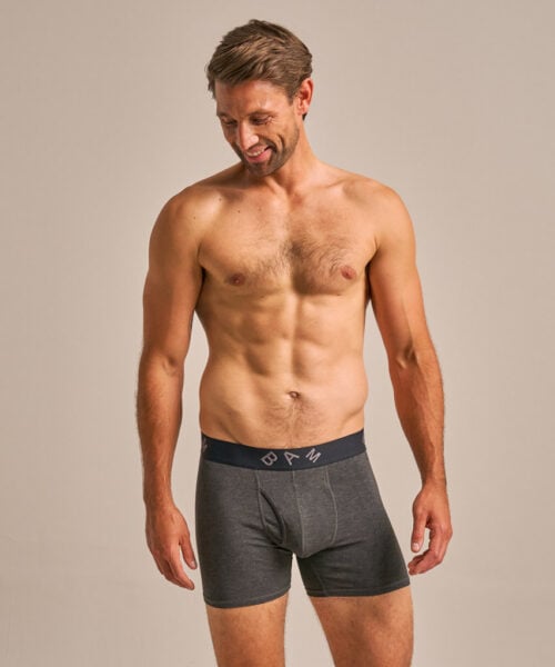 Bam1022 Air Boxers Charcoal Marl Clothing 2