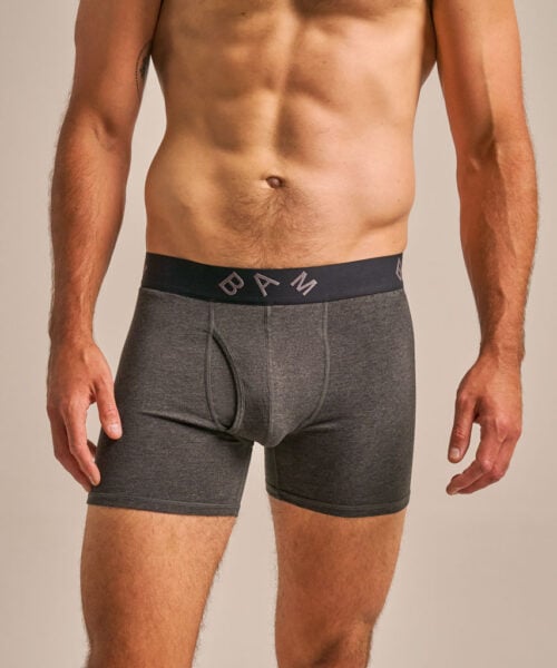 Bam1022 Air Boxers Charcoal Marl Clothing 3