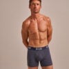Bam1024 Mens Hipster Fitted Boxer Flint Trace Print 1