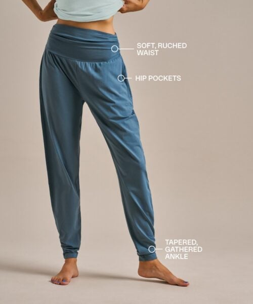 Bam1135 Grace Pant Agate Blue Bam Clothing