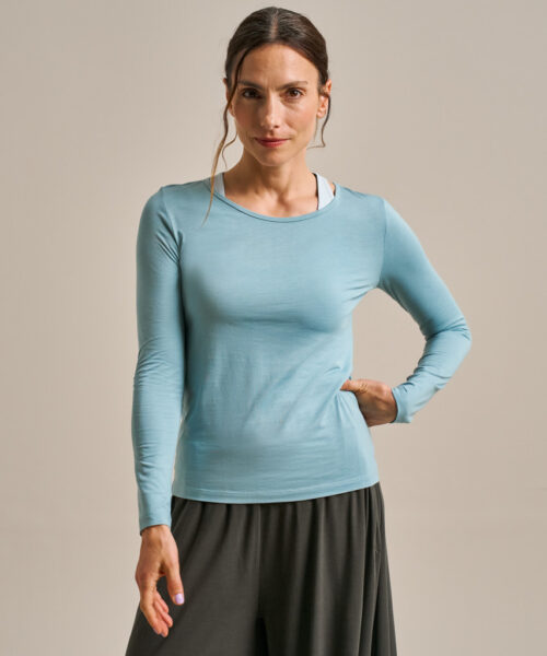 Bam1252 Origin Layering Top Oceanic Blue Clothing 2