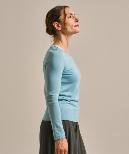 Bam1252 Origin Layering Top Oceanic Blue Clothing 3