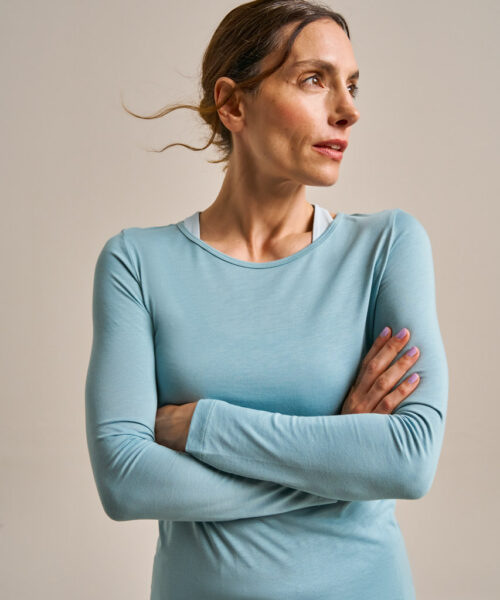 Bam1252 Origin Layering Top Oceanic Blue Clothing 5