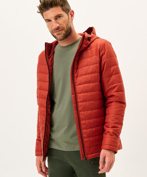 Bam1350 73 Zero Insulated Jacket Rust Bamboo Clothing 2