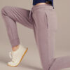 Bam1498 Womens Lydford Joggers Pink Mink Marl Bamboo Clothing 1