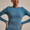 Bam1568 Horizon Long Sleeve Top Agate Blue Clothing 1