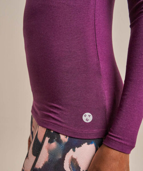 Bam1568 Horizon Long Sleeve Top Damson Clothing 6