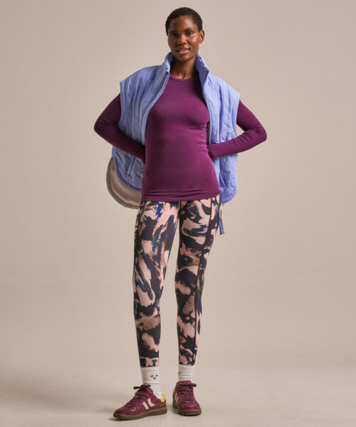 Bam1568 Horizon Long Sleeve Top Damson Clothing 7