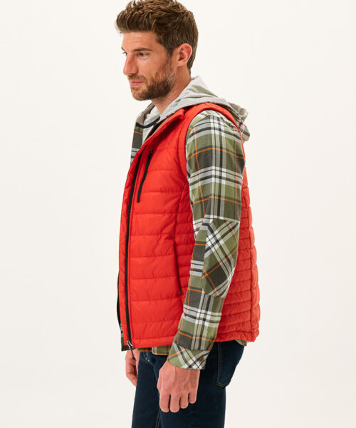 Bam1632 73 Zero Insulated Gilet Ginger Bamboo Clothing 5