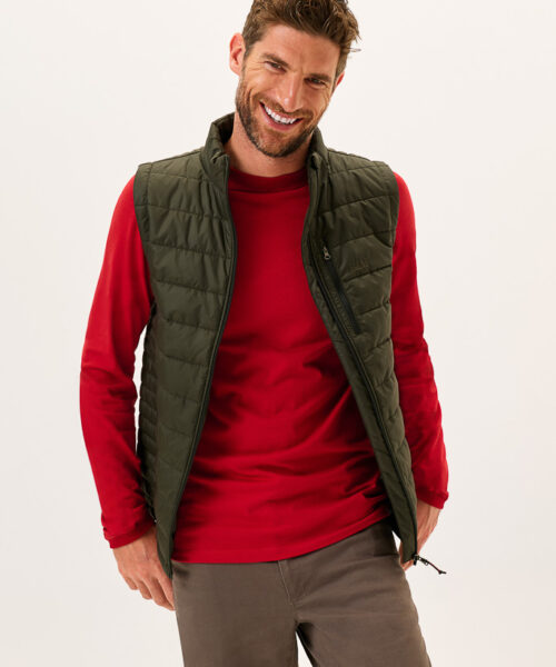 Bam1632 73 Zero Insulated Gilet Swamp Bamboo Clothing 2