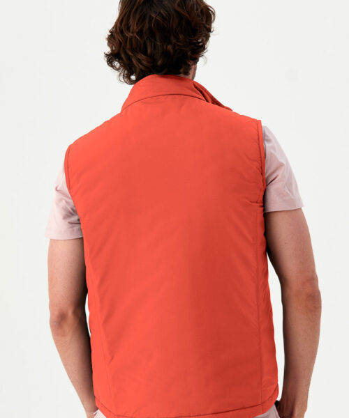 Bam1813 Mens 73 Zero Hexagon Gilet Saffron Bamboo Clothing 4