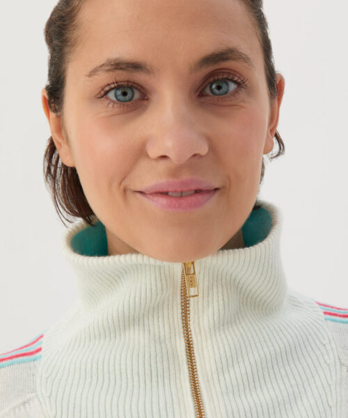 Bam1900 Womens Summit Kelso Knit Salt Bamboo Clothing 3