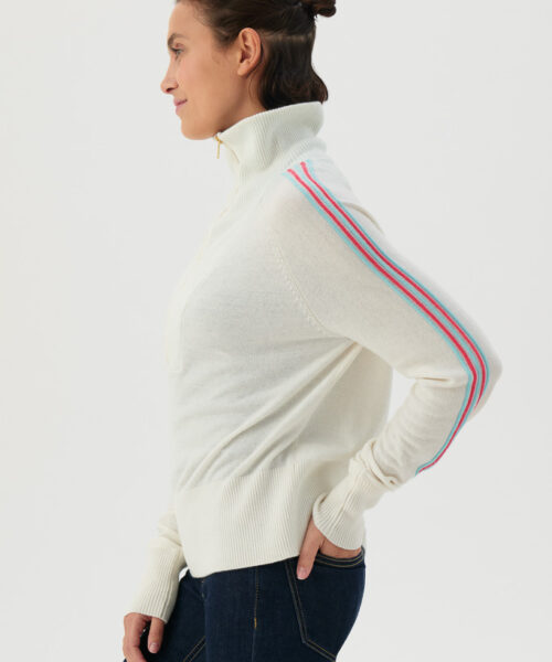Bam1900 Womens Summit Kelso Knit Salt Bamboo Clothing 5