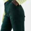 Bam1975 Agallea Slim Leg Cargo Trousers Ivy Bamboo Clothing 1
