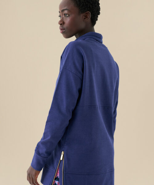 Bam2015 Womens Longline Throw On Sweat Flint Bamboo Clothing 5