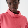 Bam2015 Womens Longline Throw On Sweat Rose Bamboo Clothing 1