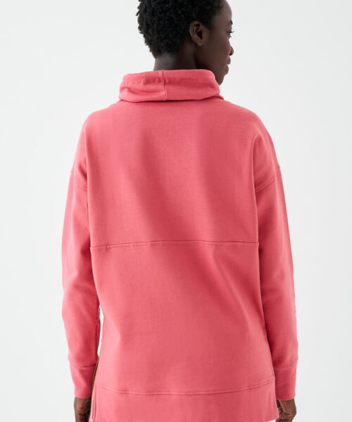 Bam2015 Womens Longline Throw On Sweat Rose Bamboo Clothing 4