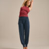 Bam2033 Cuffed Bamboo Yoga Pants Mariner Navy Bam Clothing 1