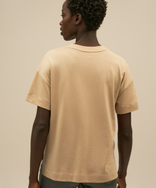 Bam2064 Boxy V Yoga T Shirt Neutral Bamboo Clothing 4