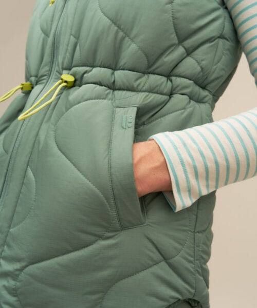 Bam2098 Flip Gilet Amazon Green Bamboo Clothing 3