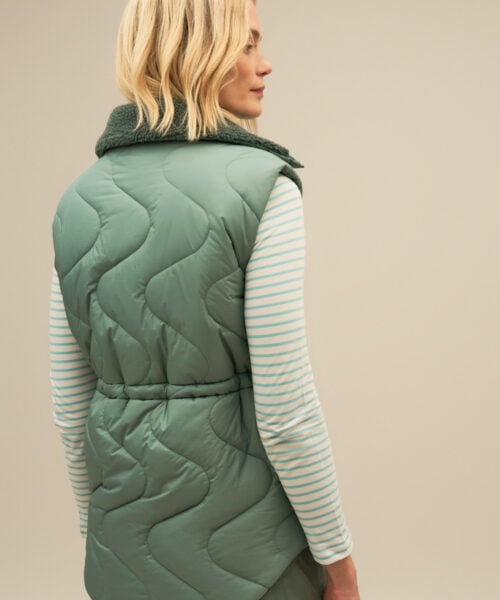 Bam2098 Flip Gilet Amazon Green Bamboo Clothing 4