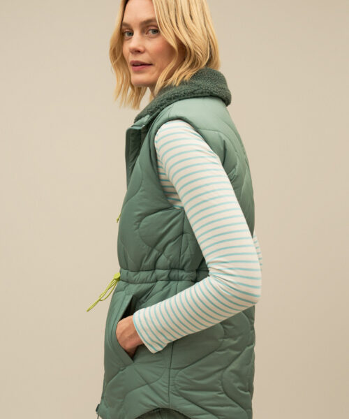 Bam2098 Flip Gilet Amazon Green Bamboo Clothing 5