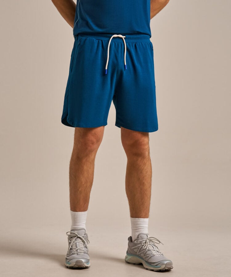 Bam2185 Brook Active Sweat Shorts Ocean Teal Bam Clothing 2